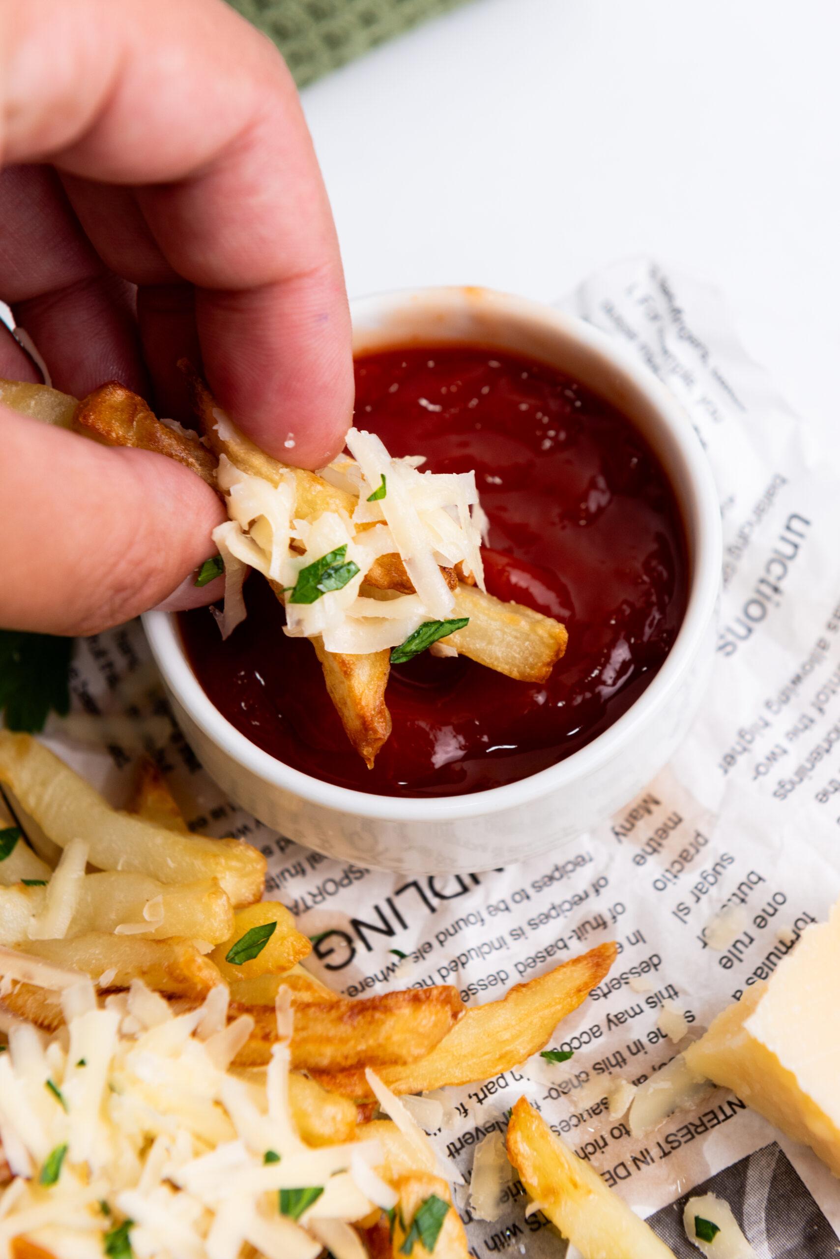 Air Fryer Parmesan Truffle Fries