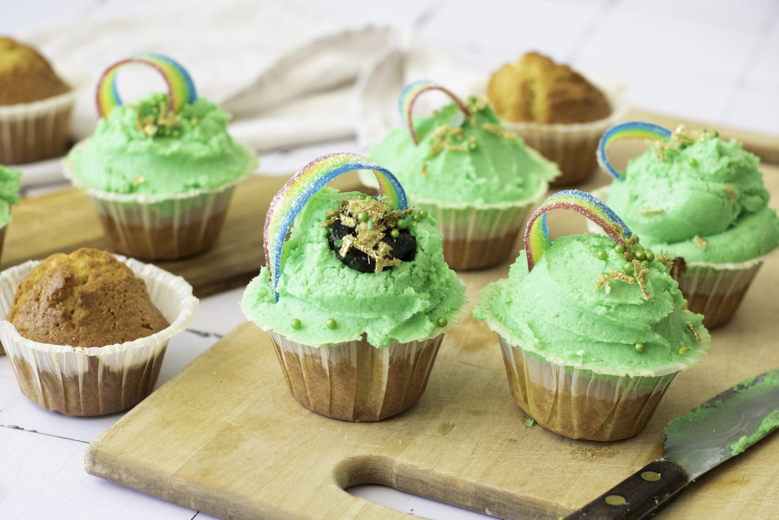 Luck of the Irish Saint Patrick’s Day Cupcakes