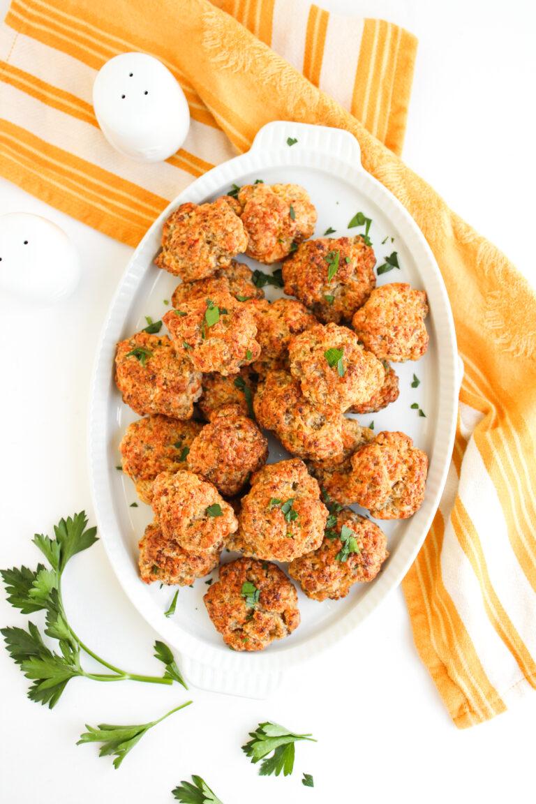 Red Lobster Cheddar Bay Sausage Balls