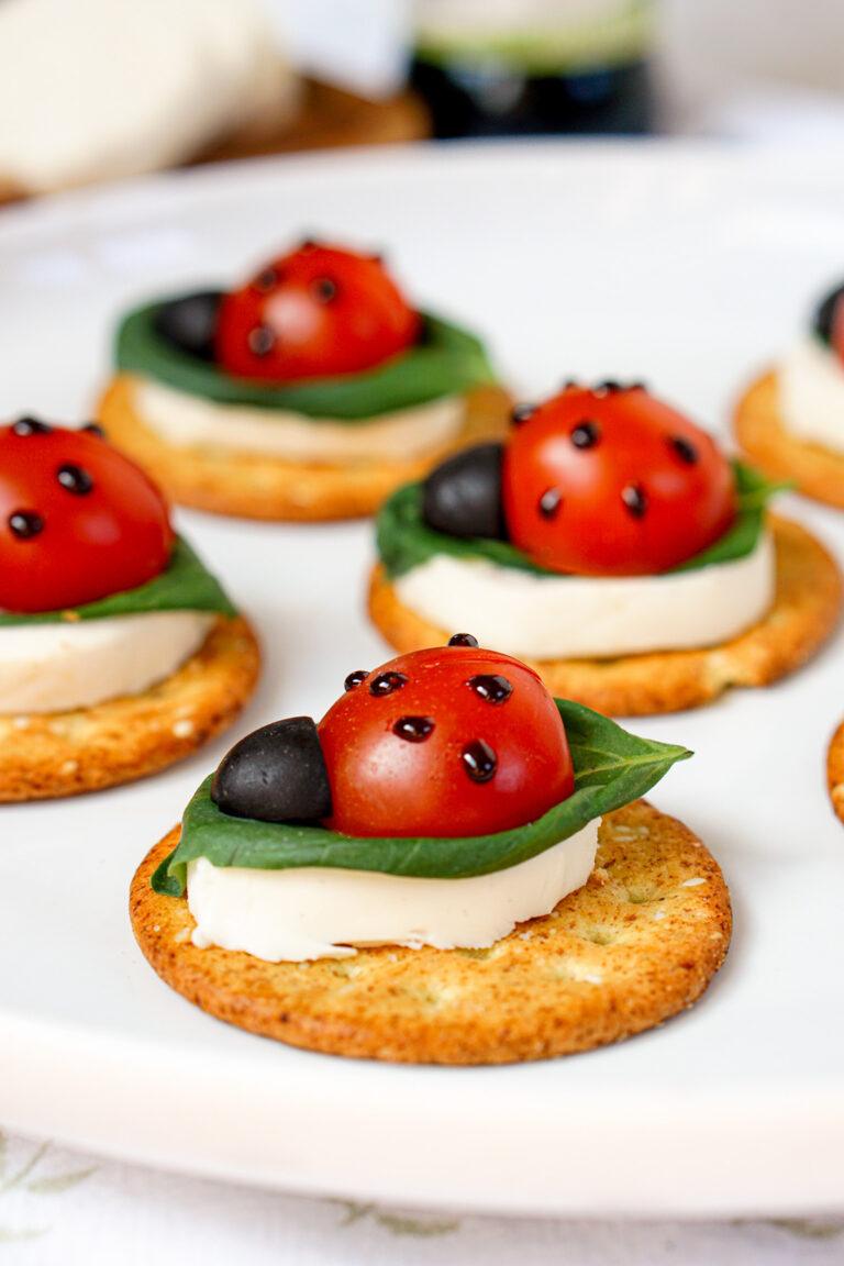 Caprese Ladybug Appetizers: So Cute You Won’t Want to Eat Them